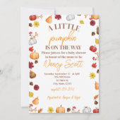 Herfst Pumpkin is onderweg Kaart (Voorkant)