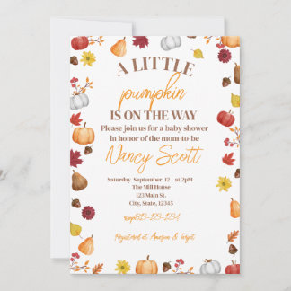 Herfst Pumpkin is onderweg Kaart