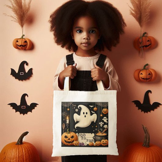 Herfst Pumpkin Jack Crew Spooky Halloween Tote Bag