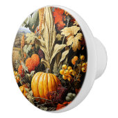 Herfst Pumpkin Keramische Knop (Rechts)