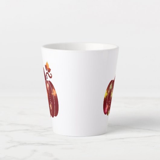 Herfst Pumpkin Latte-Mok Latte Mok (Voorkant)