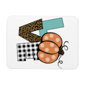 Herfst Pumpkin Love Magneet (Horizontaal)