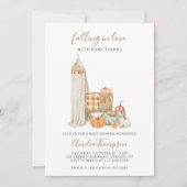 Herfst Pumpkin Neutral Nursery Baby shower Kaart (Voorkant)