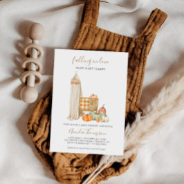 Herfst Pumpkin Neutral Nursery Baby shower Kaart