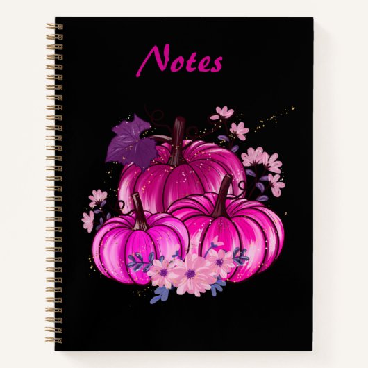 Herfst Pumpkin Notitieboek (Voorkant)