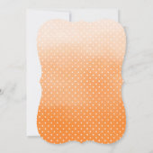 Herfst Pumpkin Ombre | Uitnodiging tot Baby shower (Achterkant)