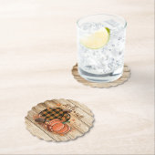 Herfst Pumpkin-Onderzetter Kartonnen Onderzetters (Insitu)