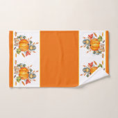 Herfst Pumpkin owl en kikker Bad Handdoek (Handdoek)