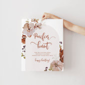 Herfst pumpkin Pacifier jacht baby shower game Pos Poster