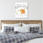 HERFST PUMPKIN PATCH CANVAS AFDRUK (Insitu (Slaapkamer))
