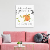 HERFST PUMPKIN PATCH CANVAS AFDRUK (Insitu (Woonkamer))