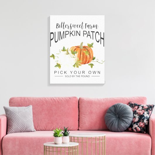 HERFST PUMPKIN PATCH CANVAS AFDRUK (Insitu (Woonkamer))