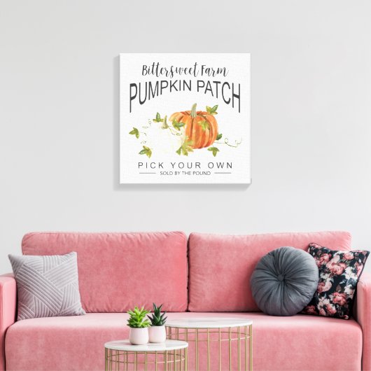 HERFST PUMPKIN PATCH CANVAS AFDRUK (Insitu (Woonkamer))