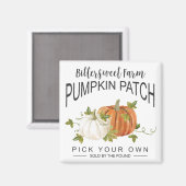 HERFST PUMPKIN PATCH MAGNEET (Voorkant / Achterkant)