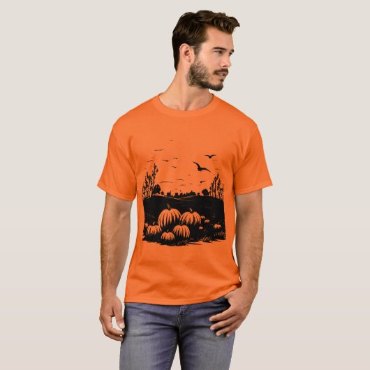 Herfst Pumpkin Patch Shirt (Voorkant volledig)