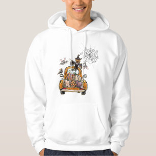 Herfst Pumpkin Patch Truck met vleermuizen Hoodie