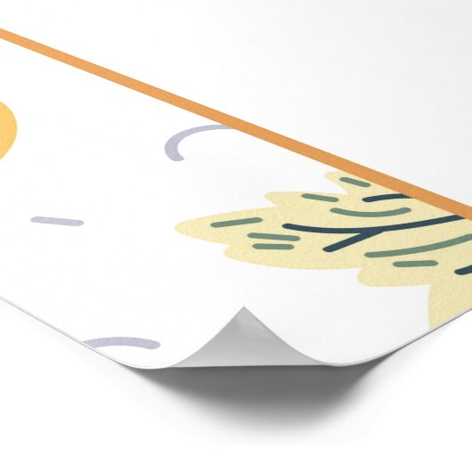 Herfst Pumpkin Patch Verjaardagsfeestje Welkom Poster (Hoek)