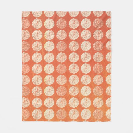 Herfst Pumpkin Pattern Fleece Deken (Voorkant)