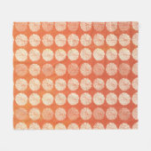 Herfst Pumpkin Pattern Fleece Deken (Voorkant (Horizontaal))