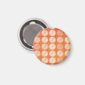 Herfst Pumpkin Pattern Magneet (Voorkant / Achterkant)