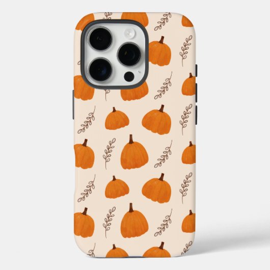 Herfst Pumpkin Pattern Oranje Case-Mate iPhone Case (Achterkant)