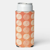 Herfst Pumpkin Pattern Seltzer Blikjeskoeler (Seltzer Achterkant)