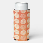 Herfst Pumpkin Pattern Seltzer Blikjeskoeler (Seltzer Voorkant)