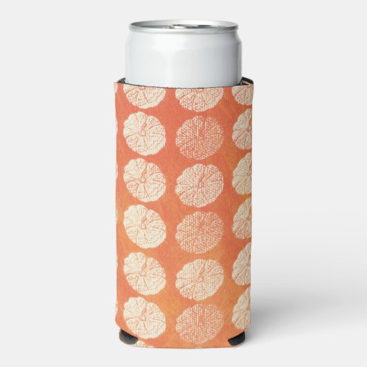 Herfst Pumpkin Pattern Seltzer Blikjeskoeler (Seltzer Voorkant)