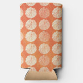 Herfst Pumpkin Pattern Seltzer Blikjeskoeler (Achterkant)