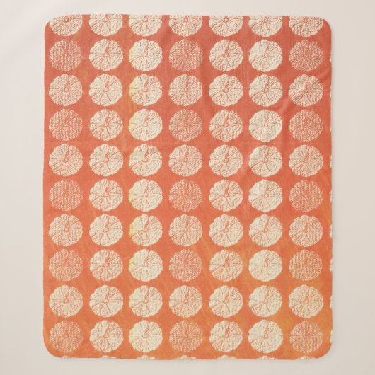 Herfst Pumpkin Pattern Sherpa Deken (Voorkant)