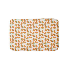 Herfst Pumpkin Pattern Thanksgiving Harvest Oranje Badmat