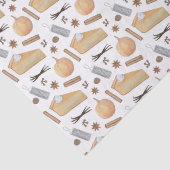 Herfst Pumpkin Pie Spices Recipe Ingredients Tissuepapier (Detail)