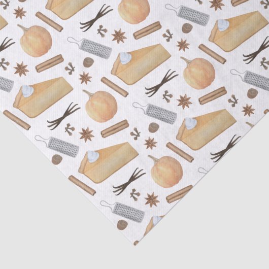 Herfst Pumpkin Pie Spices Recipe Ingredients Tissuepapier (Detail)