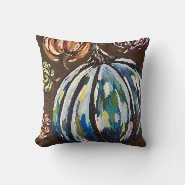 Herfst Pumpkin Pillow Kussen (Voorkant)
