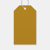 Herfst Pumpkin Pink Floral bedankt Cadeaulabel (Achterkant)