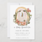 Herfst Pumpkin Rainbow Mustard Blue Blush Floral A Kaart (Voorkant)