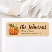 Herfst Pumpkin Return Address Labels herfst (Insitu)