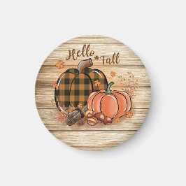 Herfst Pumpkin Round Magnet