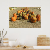 Herfst Pumpkin Sale Poster (Keuken)