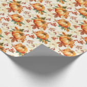 Herfst Pumpkin Season Cadeaupapier (Hoek)