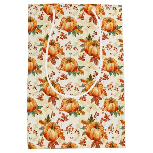 Herfst Pumpkin Season Medium Cadeauzakje (Voorkant)