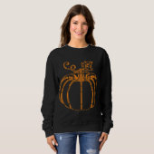 Herfst Pumpkin Spice Cute Autumn Buffalo Patch Trui (Voorkant volledig)