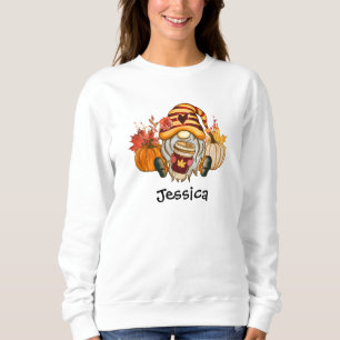Herfst Pumpkin Spice Gnome Woman's Basic Sweatshir Trui