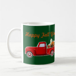 Herfst Pumpkin Spice Latte Little Red Truck Koffiemok