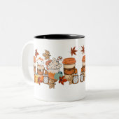 Herfst Pumpkin Spice Latte mok (Voorkant links)