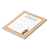 Herfst Pumpkin Spice Latte to-Do List Notitieblok (Linkerzijde)