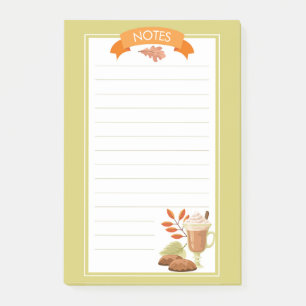 Herfst Pumpkin Spice Post-It Notes