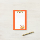 Herfst Pumpkin Spice Post-It Notes (Op bureau)