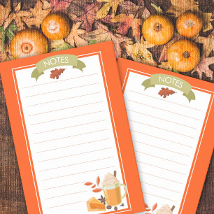 Herfst Pumpkin Spice Post-It Notes