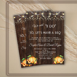 Herfst Pumpkin String Lights Wood I DO BBQ Kaart